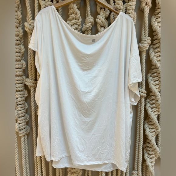 Torrid Active White Tee Shirt Size 6 Plus - Picture 4 of 6